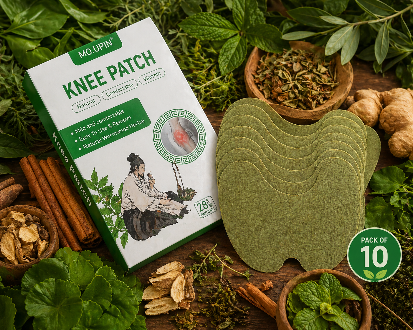 Knee Pain Relief Patch (PACK OF 10) - 50% OFF!!