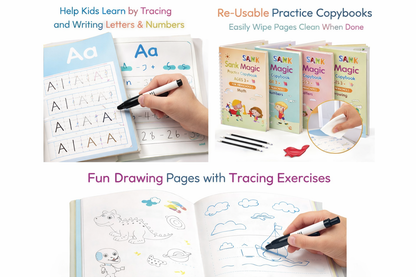 Kids Magic Practice Book | With Pen & Refills - 50% OFF!
